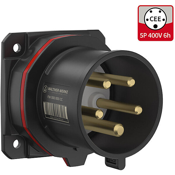 WALTHER-WERKE CEE NEO Anbaugerätestecker gerade 16A5P6h IP54 FW610506CC